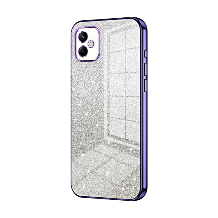 Custodia per telefono elettrolitica in polvere glitterata sfumata, For Samsung Galaxy S24 5G, For Samsung Galaxy A05, For Samsung Galaxy A05s