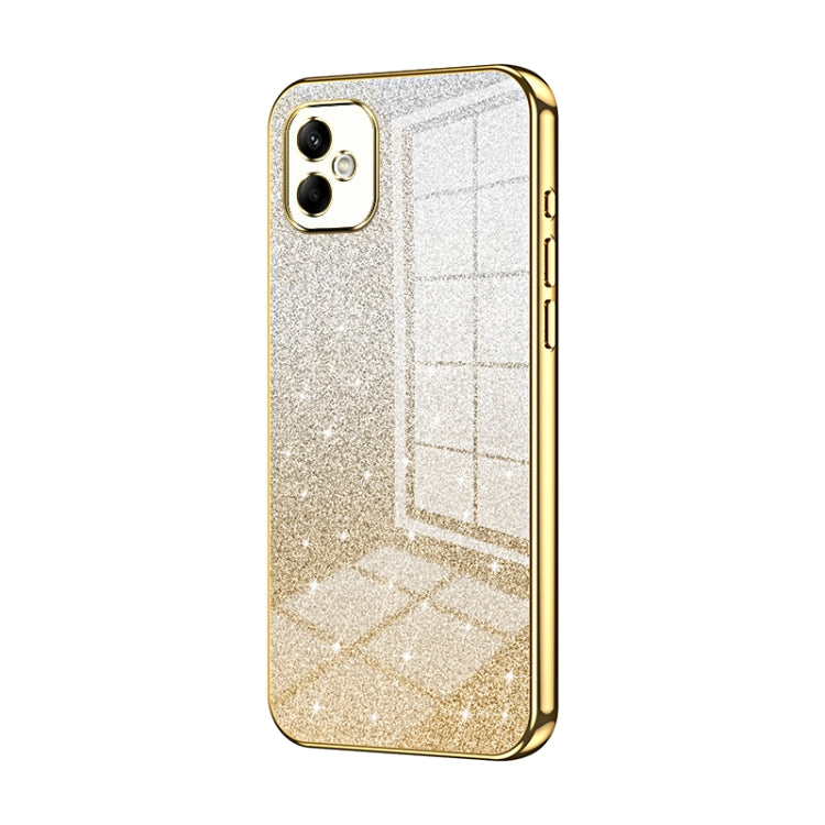 Custodia per telefono elettrolitica in polvere glitterata sfumata, For Samsung Galaxy S24 5G, For Samsung Galaxy A05, For Samsung Galaxy A05s
