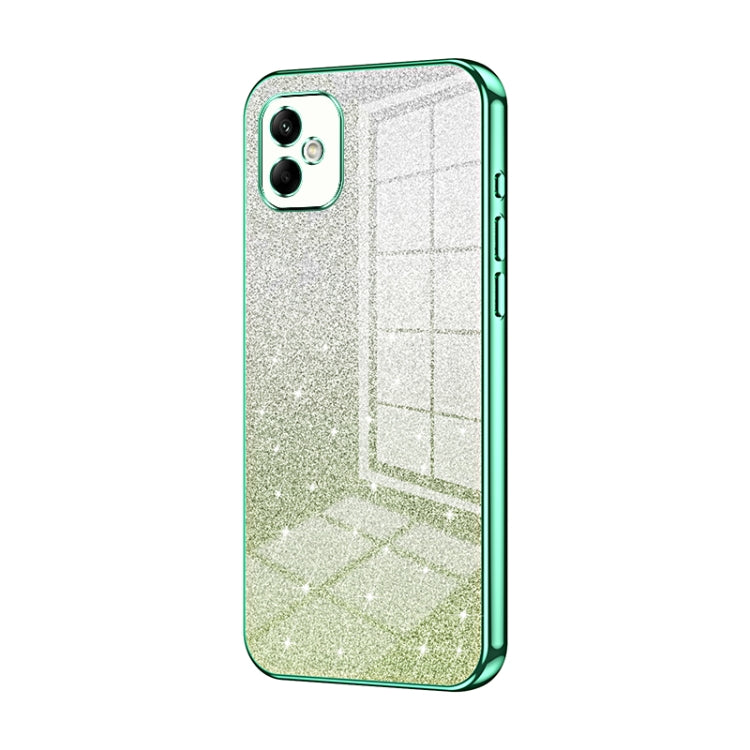 Custodia per telefono elettrolitica in polvere glitterata sfumata, For Samsung Galaxy S24 5G, For Samsung Galaxy A05, For Samsung Galaxy A05s