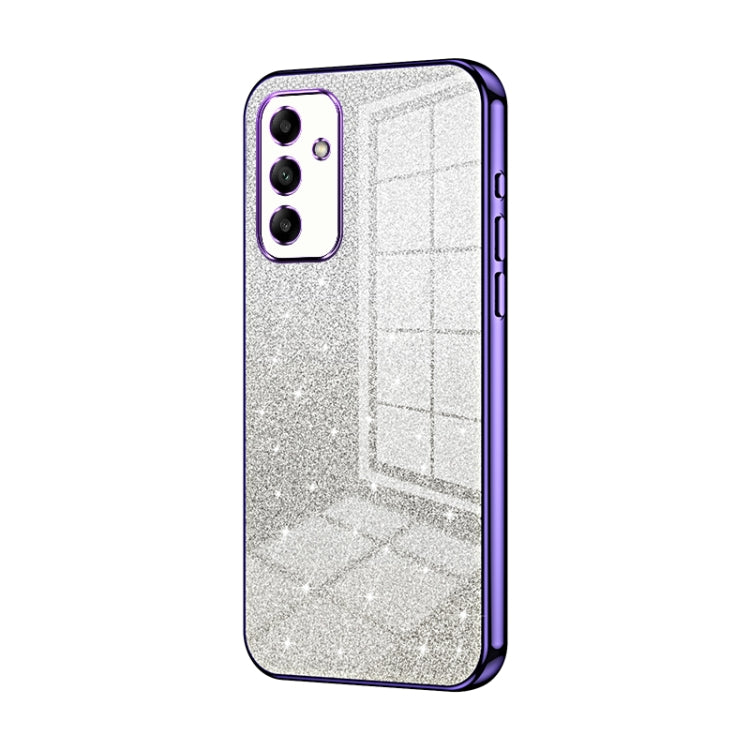 Custodia per telefono elettrolitica in polvere glitterata sfumata, For Samsung Galaxy S24 5G, For Samsung Galaxy A05, For Samsung Galaxy A05s