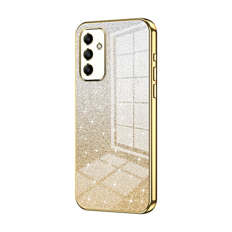 Custodia per telefono elettrolitica in polvere glitterata sfumata, For Samsung Galaxy S24 5G, For Samsung Galaxy A05, For Samsung Galaxy A05s