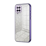 Custodia per telefono elettrolitica in polvere glitterata sfumata, For Samsung Galaxy A14 5G, For Samsung Galaxy A12 4G / 5G, For Samsung Galaxy A13 5G / A04s