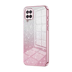 Custodia per telefono elettrolitica in polvere glitterata sfumata, For Samsung Galaxy A14 5G, For Samsung Galaxy A12 4G / 5G, For Samsung Galaxy A13 5G / A04s