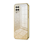 Custodia per telefono elettrolitica in polvere glitterata sfumata, For Samsung Galaxy A14 5G, For Samsung Galaxy A12 4G / 5G, For Samsung Galaxy A13 5G / A04s