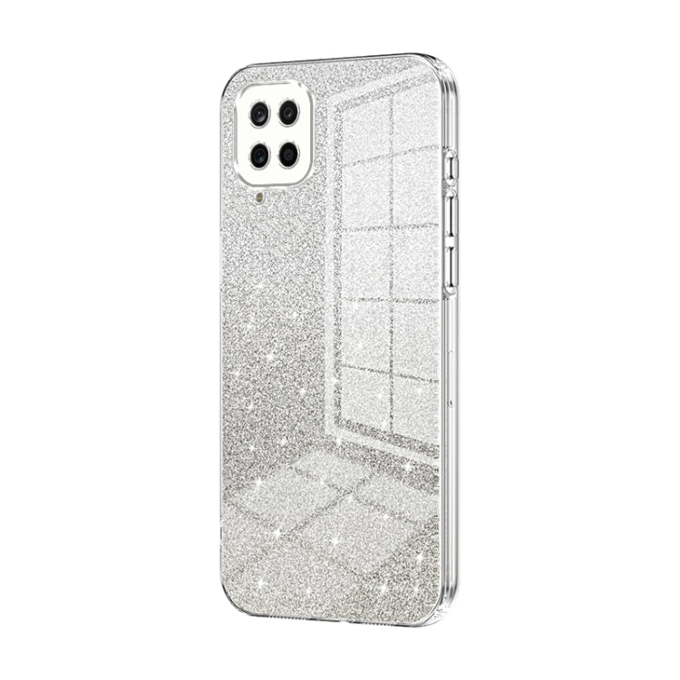 Custodia per telefono elettrolitica in polvere glitterata sfumata, For Samsung Galaxy A14 5G, For Samsung Galaxy A12 4G / 5G, For Samsung Galaxy A13 5G / A04s