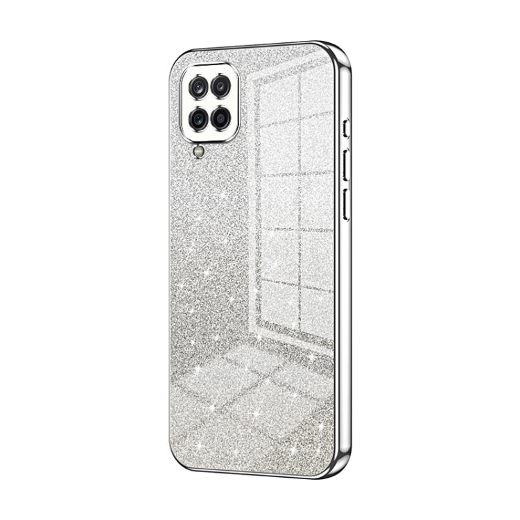 Custodia per telefono elettrolitica in polvere glitterata sfumata, For Samsung Galaxy A14 5G, For Samsung Galaxy A12 4G / 5G, For Samsung Galaxy A13 5G / A04s