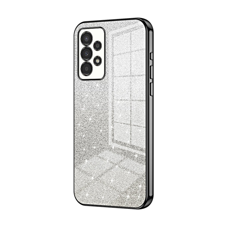 Custodia per telefono elettrolitica in polvere glitterata sfumata, For Samsung Galaxy A13 4G, For Samsung Galaxy S22 Ultra 5G, For Samsung Galaxy S22+ 5G