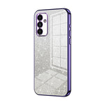Custodia per telefono elettrolitica in polvere glitterata sfumata, For Samsung Galaxy A14 5G, For Samsung Galaxy A12 4G / 5G, For Samsung Galaxy A13 5G / A04s