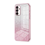 Custodia per telefono elettrolitica in polvere glitterata sfumata, For Samsung Galaxy A14 5G, For Samsung Galaxy A12 4G / 5G, For Samsung Galaxy A13 5G / A04s