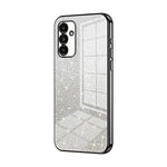 Custodia per telefono elettrolitica in polvere glitterata sfumata, For Samsung Galaxy A14 5G, For Samsung Galaxy A12 4G / 5G, For Samsung Galaxy A13 5G / A04s