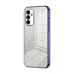 Custodia per telefono elettrolitica in polvere glitterata sfumata, For Samsung Galaxy A14 5G, For Samsung Galaxy A12 4G / 5G, For Samsung Galaxy A13 5G / A04s