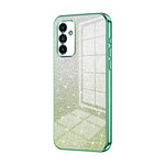 Custodia per telefono elettrolitica in polvere glitterata sfumata, For Samsung Galaxy A14 5G, For Samsung Galaxy A12 4G / 5G, For Samsung Galaxy A13 5G / A04s