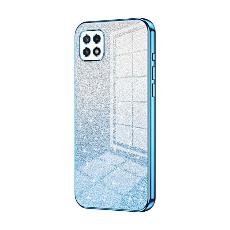 Custodia per telefono elettrolitica in polvere glitterata sfumata, For Samsung Galaxy S22 5G, For Samsung Galaxy A82 5G, For Samsung Galaxy A22 5G / A22s