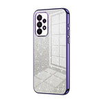 Custodia per telefono elettrolitica in polvere glitterata sfumata, For Samsung Galaxy A23, For Samsung Galaxy A53 5G, For Samsung Galaxy A33 5G