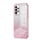 Custodia per telefono elettrolitica in polvere glitterata sfumata, For Samsung Galaxy A23, For Samsung Galaxy A53 5G, For Samsung Galaxy A33 5G