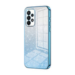 Custodia per telefono elettrolitica in polvere glitterata sfumata, For Samsung Galaxy A23, For Samsung Galaxy A53 5G, For Samsung Galaxy A33 5G