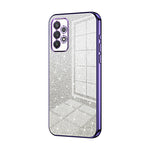 Custodia per telefono elettrolitica in polvere glitterata sfumata, For Samsung Galaxy S21 FE 5G, For Samsung Galaxy A32 4G, For Samsung Galaxy A72 4G / 5G