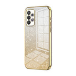 Custodia per telefono elettrolitica in polvere glitterata sfumata, For Samsung Galaxy S21 FE 5G, For Samsung Galaxy A32 4G, For Samsung Galaxy A72 4G / 5G