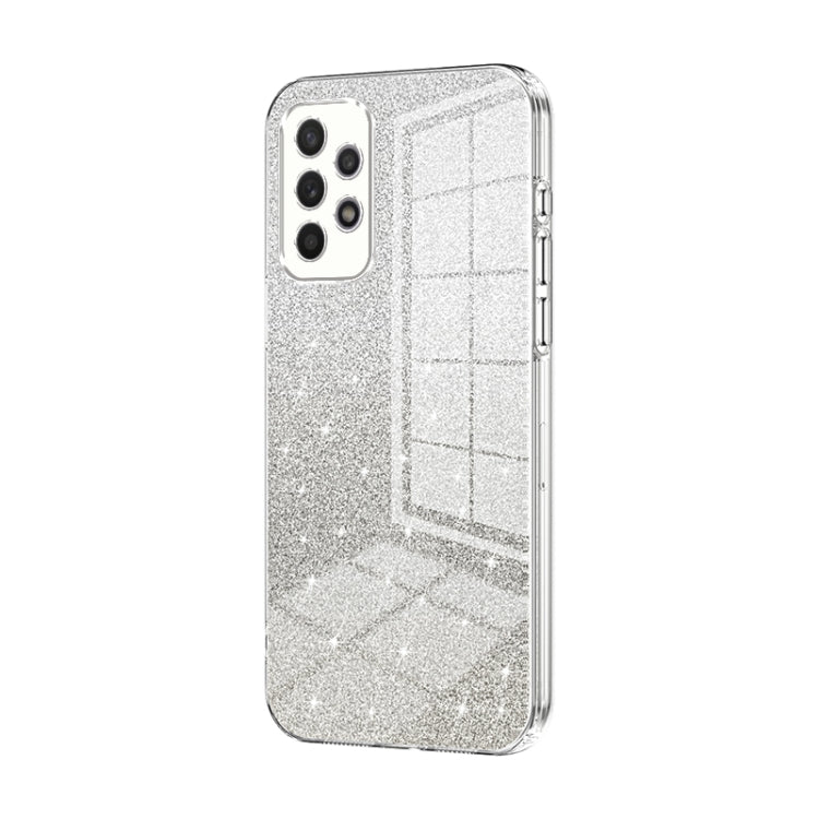 Custodia per telefono elettrolitica in polvere glitterata sfumata, For Samsung Galaxy S21 FE 5G, For Samsung Galaxy A32 4G, For Samsung Galaxy A72 4G / 5G