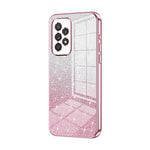 Custodia per telefono elettrolitica in polvere glitterata sfumata, For Samsung Galaxy A23, For Samsung Galaxy A53 5G, For Samsung Galaxy A33 5G
