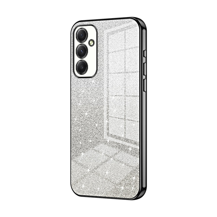 Custodia per telefono elettrolitica in polvere glitterata sfumata, For Samsung Galaxy A24 4G, For Samsung Galaxy A34 5G, For Samsung Galaxy A54 5G