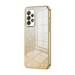 Custodia per telefono elettrolitica in polvere glitterata sfumata, For Samsung Galaxy A52 5G, For Samsung Galaxy S21 5G, For Samsung Galaxy S21+ 5G
