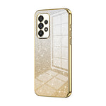 Custodia per telefono elettrolitica in polvere glitterata sfumata, For Samsung Galaxy A23, For Samsung Galaxy A53 5G, For Samsung Galaxy A33 5G