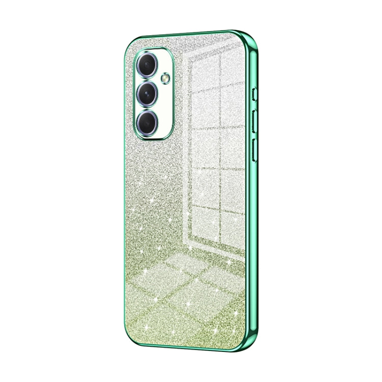 Custodia per telefono elettrolitica in polvere glitterata sfumata, For Samsung Galaxy A24 4G, For Samsung Galaxy A34 5G, For Samsung Galaxy A54 5G