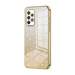 Custodia per telefono elettrolitica in polvere glitterata sfumata, For Samsung Galaxy S21 FE 5G, For Samsung Galaxy A32 4G, For Samsung Galaxy A72 4G / 5G
