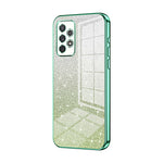 Custodia per telefono elettrolitica in polvere glitterata sfumata, For Samsung Galaxy S21 FE 5G, For Samsung Galaxy A32 4G, For Samsung Galaxy A72 4G / 5G