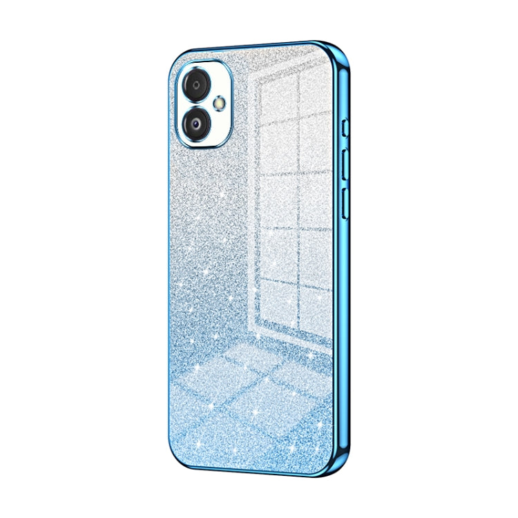 Custodia per telefono elettrolitica in polvere glitterata sfumata, For Samsung Galaxy S23 FE 5G, For Samsung Galaxy F14 5G, For Samsung Galaxy M14