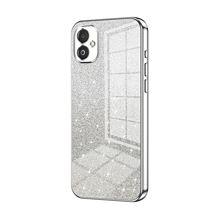 Custodia per telefono elettrolitica in polvere glitterata sfumata, For Samsung Galaxy S23 FE 5G, For Samsung Galaxy F14 5G, For Samsung Galaxy M14