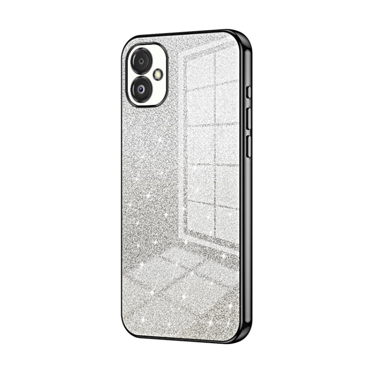 Custodia per telefono elettrolitica in polvere glitterata sfumata, For Samsung Galaxy S23 FE 5G, For Samsung Galaxy F14 5G, For Samsung Galaxy M14