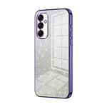 Custodia per telefono elettrolitica in polvere glitterata sfumata, For Samsung Galaxy S23 FE 5G, For Samsung Galaxy F14 5G, For Samsung Galaxy M14