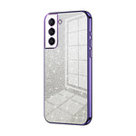 Custodia per telefono elettrolitica in polvere glitterata sfumata, For Samsung Galaxy A52 5G, For Samsung Galaxy S21 5G, For Samsung Galaxy S21+ 5G