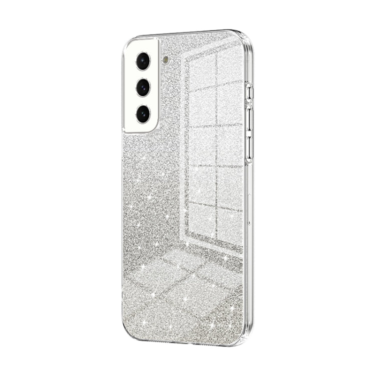 Custodia per telefono elettrolitica in polvere glitterata sfumata, For Samsung Galaxy A52 5G, For Samsung Galaxy S21 5G, For Samsung Galaxy S21+ 5G