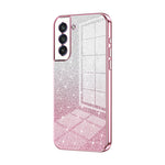 Custodia per telefono elettrolitica in polvere glitterata sfumata, For Samsung Galaxy A52 5G, For Samsung Galaxy S21 5G, For Samsung Galaxy S21+ 5G