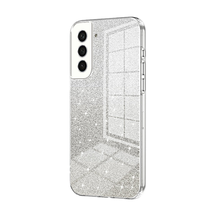 Custodia per telefono elettrolitica in polvere glitterata sfumata, For Samsung Galaxy S21 FE 5G, For Samsung Galaxy A32 4G, For Samsung Galaxy A72 4G / 5G