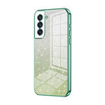 Custodia per telefono elettrolitica in polvere glitterata sfumata, For Samsung Galaxy S21 FE 5G, For Samsung Galaxy A32 4G, For Samsung Galaxy A72 4G / 5G