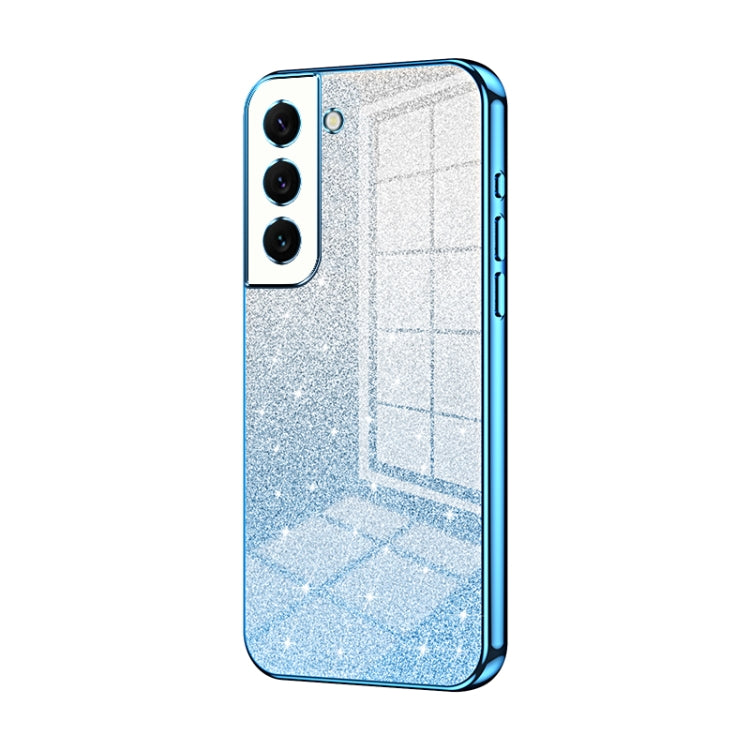 Custodia per telefono elettrolitica in polvere glitterata sfumata, For Samsung Galaxy S22 5G, For Samsung Galaxy A82 5G, For Samsung Galaxy A22 5G / A22s