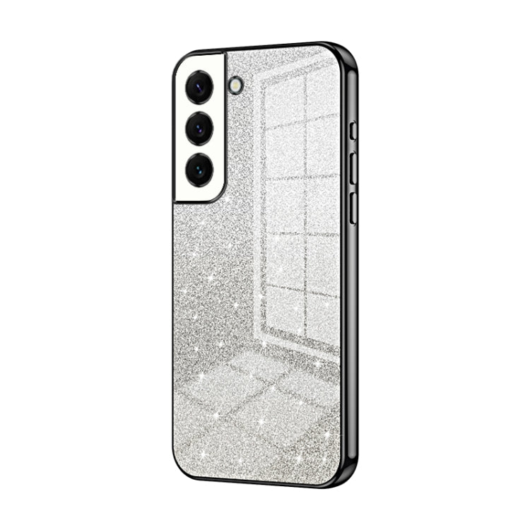 Custodia per telefono elettrolitica in polvere glitterata sfumata, For Samsung Galaxy S22 5G, For Samsung Galaxy A82 5G, For Samsung Galaxy A22 5G / A22s