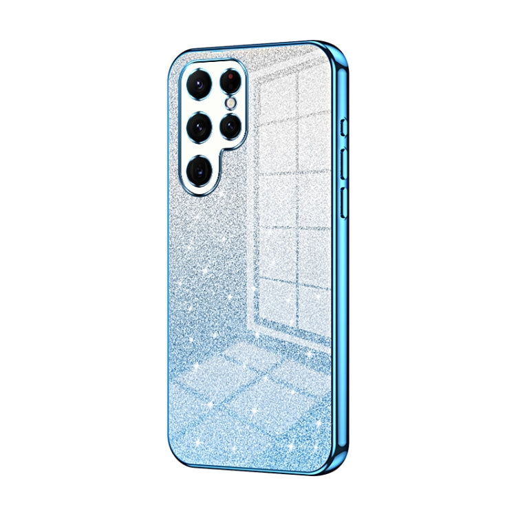 Custodia per telefono elettrolitica in polvere glitterata sfumata, For Samsung Galaxy A13 4G, For Samsung Galaxy S22 Ultra 5G, For Samsung Galaxy S22+ 5G