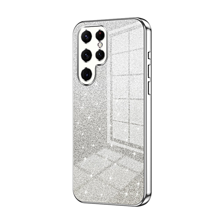 Custodia per telefono elettrolitica in polvere glitterata sfumata, For Samsung Galaxy A13 4G, For Samsung Galaxy S22 Ultra 5G, For Samsung Galaxy S22+ 5G