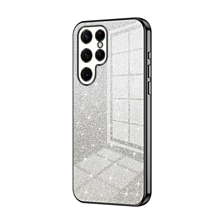 Custodia per telefono elettrolitica in polvere glitterata sfumata, For Samsung Galaxy A13 4G, For Samsung Galaxy S22 Ultra 5G, For Samsung Galaxy S22+ 5G