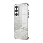 Custodia per telefono elettrolitica in polvere glitterata sfumata, For Samsung Galaxy S23 Ultra 5G, For Samsung Galaxy S23+ 5G, For Samsung Galaxy S23 5G