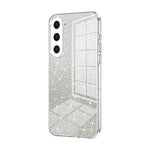 Custodia per telefono elettrolitica in polvere glitterata sfumata, For Samsung Galaxy S23 Ultra 5G, For Samsung Galaxy S23+ 5G, For Samsung Galaxy S23 5G
