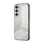Custodia per telefono elettrolitica in polvere glitterata sfumata, For Samsung Galaxy S23 Ultra 5G, For Samsung Galaxy S23+ 5G, For Samsung Galaxy S23 5G