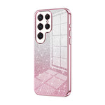 Custodia per telefono elettrolitica in polvere glitterata sfumata, For Samsung Galaxy S23 Ultra 5G, For Samsung Galaxy S23+ 5G, For Samsung Galaxy S23 5G