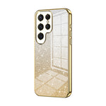 Custodia per telefono elettrolitica in polvere glitterata sfumata, For Samsung Galaxy S23 Ultra 5G, For Samsung Galaxy S23+ 5G, For Samsung Galaxy S23 5G
