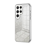 Custodia per telefono elettrolitica in polvere glitterata sfumata, For Samsung Galaxy S23 Ultra 5G, For Samsung Galaxy S23+ 5G, For Samsung Galaxy S23 5G